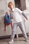 Gray Boy's Plain/Basic Jogger Thick Non-Embossed Sweatpants Tkdaw27Ea00012 - 3