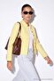 Yellow Judge Collar Buttoned Short Sports Jacket Tdrss26Ce00018 - 3