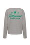 Lacivert Çizgili Slogan Baskılı Oversize/Geniş Kesim Pamuklu Örme T-Shirt TWOAW27TS00057 - 9