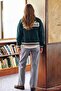 Gri %100 Pamuk Normal Bel Wide Leg Geniş Paça Jeans TWOAW27JE00102 - 6