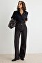 Çok Renkli Çizgili Yüksek Bel Wide Leg Jeans TWOAW27JE00151