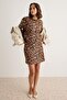 Brown Bambi Pattern Knitwear Bottom - Top Set Twoaw27Au00036
