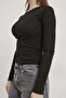 Armalife 10559 Bi̇s Collar Tipple Transparent Women's Blouse - 5