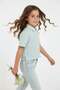 Striped Buttoned Girls' Shirt - 2