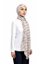 Logo Shawl - Light Mink - 4