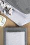4 Piece Large Bath Towel Set 90X150 cm Softbath White - 5