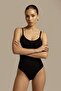 Women's Premium Flexible Black Slimming Corset - 4