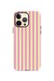 iPhone 12 Pro Max Vorian Double Layer Case Pink Lemon Pinstripe