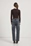 High Neckline Gathered Detailed Transparent Bodysuit - 6