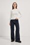 Kayık Yaka Asymmetrical Side Gathered Blouse - 2