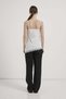 Lace Detailed Asymmetrical Stretchy Strap Blouse - 6