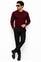 Men's Hair Knitted Sport Cut Sweater