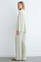 Front-Tied Textured Kimono 2-Piece Set - 6