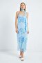 Scarf and Rope Strap Maxi Dress - 3