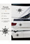 Compass Car Sticker 17x17 Cm Black - 3