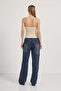 Lace Detailed Thin Strap Tank Top with Chest Support - 5