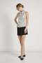 Halter Neck Backless Polka Dot Patterned Blouse - 4