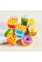 random 12pcs 12pcs Mini Squeeze Toys, School and Birthday Gift Pack with Various Food &Fries Slow-Ri - 2