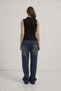Collared Zipper Detailed Sleeveless Stretchy Bodysuit - 6