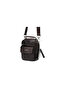 Mini Brown Crystal Genuine Leather Handbag Men P1691 - 8