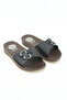 Summer Massage Sole Women's Faux Leather Two Buckle Adjustable Casual Slippers - 4