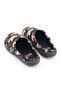 Women's Winter Pu Comfortable Sole Patterned Home Garden Gondola Slippers - 5