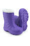 Girl's Winter Plush Warm Lined Waterproof Rain Snow Boots - 6