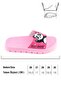 Girl's Summer Best Friend Panda Pu Comfortable Sole Home Bathroom Pool Beach Slippers - 3