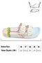 Women's Summer Two Buckle Adjustable Home Bathroom Garden Pool Comfortable Sole Slippers - 3