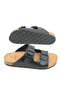 Gemo Summer Comfortable Sole Two Buckle Adjustable Faux Leather Daily Men's Slippers - 6