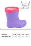 Girl's Winter Eva Low-Rise Elastic Silent Sole Snow Boots - 3