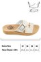 Women's Summer Bottom Sole Pu Artificial Leather Single Buckle Adjustable Comfortable Massage Sole Daily Slippers - 3