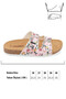 Summer Women's Faux Leather Cork PVC Comfortable Sole Adjustable Daily Slippers with Two Buckles - 3
