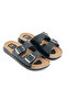 Women's Summer Pu Bottom Sole Artificial Leather Two Buckle Adjustable Insole Anatomical Four Point Yast - 4