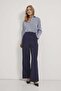 Armalife 3108 Beli Elastic Cirt Closure Palazzo Women's Pants