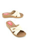 Women's Summer Faux Leather Comfortable Sole Daily Slippers