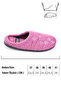 Women's Winter Pu Comfortable Sole Embroidered Design Home Garden Slippers - 3