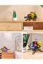 No color box 510pcs Turtle Planter Flower Pots Model Kit Animal Planter Building Blocks Flower Pots - 7