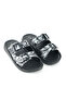 Women's Summer Faux Leather Comfortable Sole Two Buckle Adjustable Daily Slippers - 4