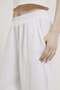 Elastic Waist Balloon Fit Muslin Trousers - 5