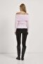 Off-The-Shoulder Knitwear Sweater - 6