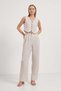 Armalife 4516 linen look women's vest and pants set