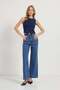 Women's Jeans Loose Straight Baggy Blue Denim Trousers