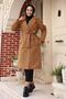 Shoulder Epaulet Detailed Trench Coat Camel 4428 - 5