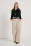 Armalife 3663 double belt high waist palazzo women's pants
