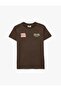 Cotton Short Sleeve Crew Neck Printed T-Shirt