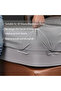 4Pcs Bed Sheet Holders Straps, Heavy Duty Bedsheet Corner Tightener Clips with Lock Strips, Bed Sheet Clips Fasteners, Secure Mattress Protectors and Bedding White - 7