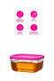 Cube 2-Pack Storage Container - 6