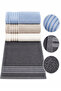 4-Piece Hand and Face Towel Set 50X85 cm Aura - 3