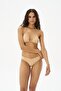 Beige Classic Triangle Bikini